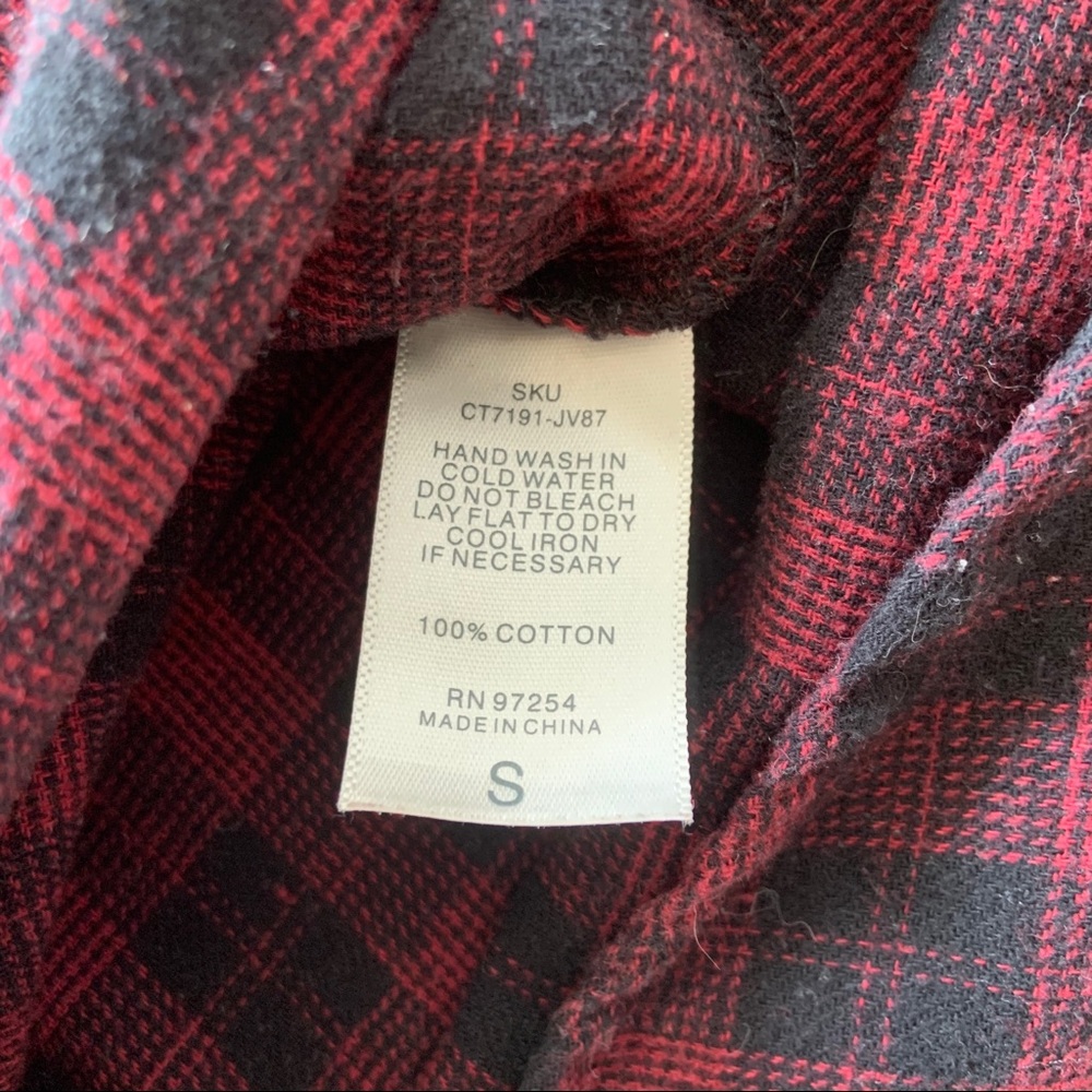 Mixed Threads Plaid Ruffle Flannel - Picture 7 of 8
